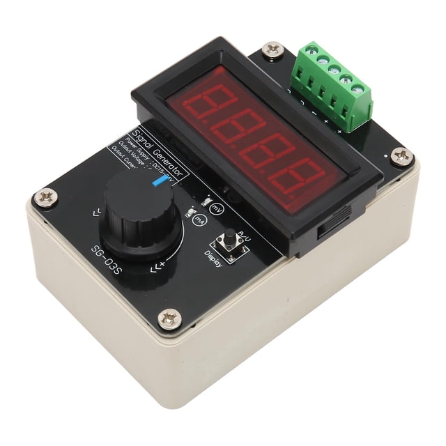 DROK Signal Generator, Convenient Adjustable Signal Generator 0 4 To 20mA For PLC Panel Debugging LED Testing