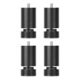 thumbnail image 1 of 4x Sofa Legs Metal Furniture Legs Adjustable Alloy Heavy Duty M10 Thread Bed Frame Legs Table Feet M10 for Wardrobes Coffee Tables Beds Cafe, 1 of 5