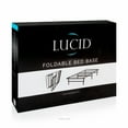 Lucid Foldable Metal Platform Bed Frame and Mattress Foundation