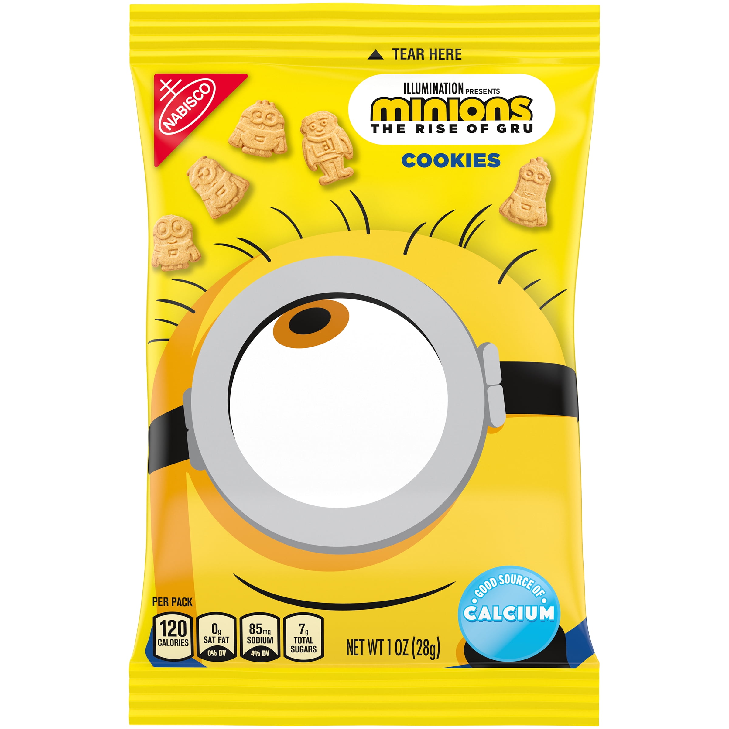 Nabisco Minions Cookies, 12 Snack Packs