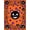 Orange, Pattern 2, variant on ODIKA 5'x7' Machine Washable Non-Slip Area Rug, Festive Thanksgiving Mouse Character Welcome with Fall Foliage High Traffic Rug, Brown, 605285