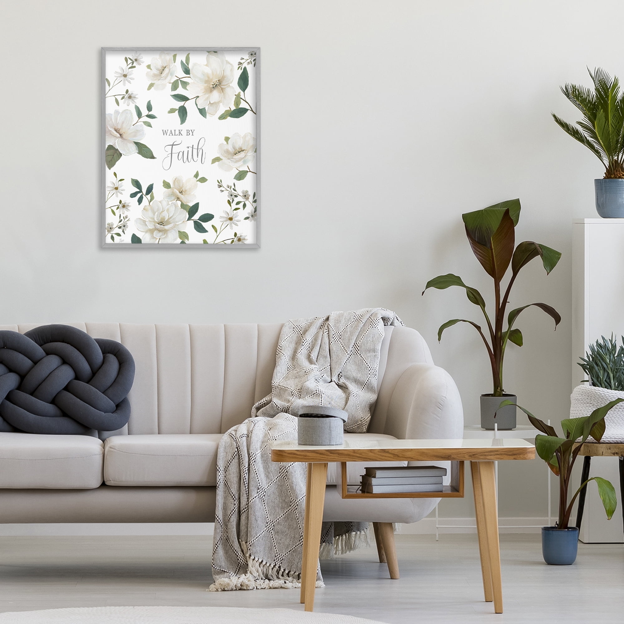 Stupell Industries Floral Walk By Faith Gray Framed Giclee Art, design by Nan