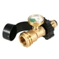 thumbnail image 3 of Amdohai Adaptateur de Réservoir de Propane Lixada, Valve de Régulateur en Laiton Massif, Tuyau de Régulateur de Sécurité pour Réservoir POL, Se Convertit en QCC1/Type1, avec Indicateur de Jauge, 3 of 7