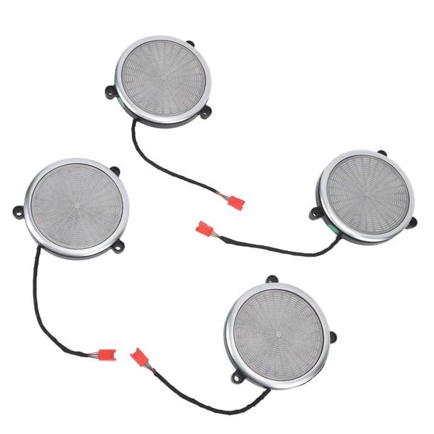 Cubierta de tweeter de 4 puertas cubierta luminosa para altavoz de rango medio Plug and Play de acero inoxidable duradero para Range Rover Sport L494 2014 a 2020 Anggrek Otros