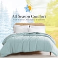 thumbnail image 5 of Southshore Fine Living, Inc. Queen Comforter, Duvet Insert, Down Alternative Comforter, Sky Blue, 5 of 9