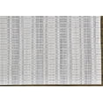 thumbnail image 4 of HomeRoots 511453 9 x 13 ft. Ivory & Blue Striped Hand Woven Rectangle Area Rug, 4 of 5