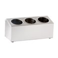 thumbnail image 1 of Organizador de cubiertos, soporte para utensilios de cocina, organizador de cubiertos, soporte para cubiertos para hoteles, encimeras de cocina, 3 cuadrícula, 1 of 9