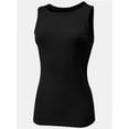 thumbnail image 2 of Womens Sleeveless Crew Neck Tank Tops Fashion Summer Casual Basic Slim Fit Racerback Top Shirt Blouses, 2 of 5