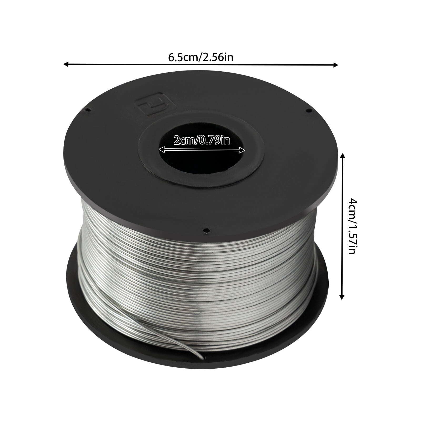 10 Rolls Galvanised Iron Wires Diameter 360.89 Ft Galvanized Cable Wire Rope for Chandeliers, Clotheslines, Lightning Lines Between Trees
