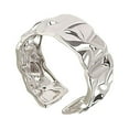 thumbnail image 1 of Finger Band Dress Up Adjustable Charming Concave-Convex Irregular Wide Ring, 1 of 5