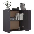thumbnail image 4 of vidaXL Sideboard Grey 105x30x75 cm Engineered Wood, 4 of 5