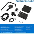 thumbnail image 7 of Dual Shower Head Combo with 8 Inch High Pressure Rain Head and Handheld Spray, 6 Settings Matte Black, 7 of 7