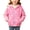 Pink, variant on Kids Windbreaker Jackets 12M-7Y Lightweight Waterproof Hooded Printed Raincoats Windbreakers for Kids Hooded Coat with Cute Print