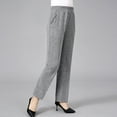 thumbnail image 3 of REALiKUN Women's Wide Leg Work Pants High Waist Pull On Business Casual Pants Lightweight Lounge Slacks with Pockets, 3 of 3