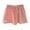 Pink, variant on HUANBAI Girls Casual Loose Fit Solid Color Shorts For Everyday Outdoor And Sports Activities Comfortable Breathable Summer Pants For Kids Age 3 12 Years 4-5 Years