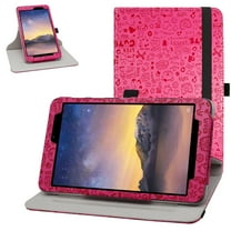 Labanema MOXEE Tablet 8 inch（mt-t800）Case, 360 Degree Rotary Stand MOXEE Tablet 8 inch（mt-t800）Cover, Anti Scratch Waterproof Protective Case for MOXEE Tablet 8 inch（mt-t800）(Rose Red)