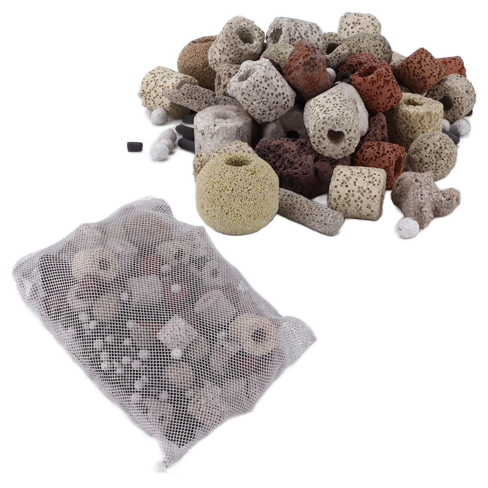 Aquarium Bio Balls Ceramic Set, Aquarium Biological Filter Media Purify