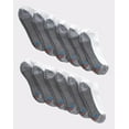 thumbnail image 2 of Hanes Men's 36-Pack X-Temp Comfort Cool No-Show Socks White, (Shoe Size 6-12 / Sock Size 10-13) (Fresh IQ Advanced Odor Protection Technology, Extra-Thick Comfort Cooling / Reinforced Heel & Toe CC12, 2 of 4