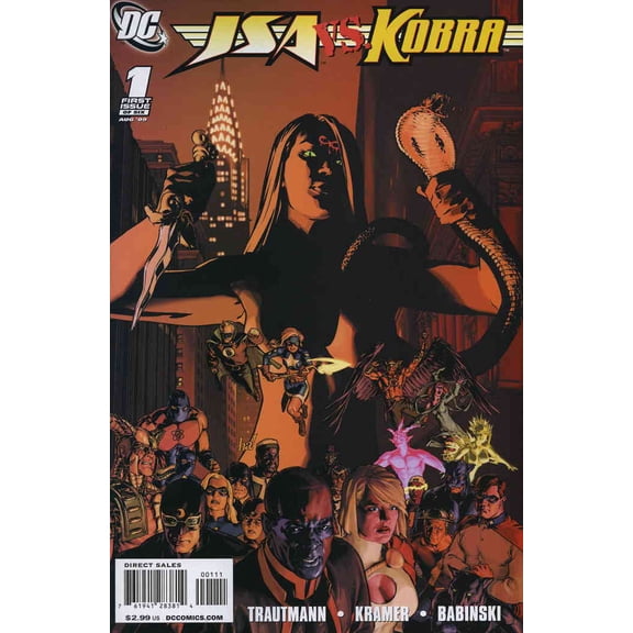 JSA vs. Kobra #1 VF ; DC Comic Book