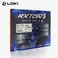 thumbnail image 3 of LOKI-RXTON 5 Table Tennis Rubber, Sticky Loop, Spin Offensive, Ping Pong Sponge, Original Red, 3 of 5