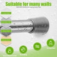 thumbnail image 4 of Tension Curtain Rod to Adjustable Curtain Rod No Drilling Shower Rod Expandable Spring Rod Tension Rod Pressure Tension Curtain Rod Spring Curtain Rod for Bathroom Window, 4 of 6
