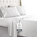 thumbnail image 2 of HC COLLECTION Twin Sheets Set, 3 pc Bed Sheets & Pillowcase Set - Machine Washable for Easy Care - Soft & Breathable All Season Microfiber Sheets with Deep Pockets - White, 2 of 4