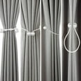 thumbnail image 4 of 4/6 Pcs Magnetic Curtain Tiebacks, Modern Simple Style Curtain Tiebacks, Decorative Drape Ties and Holdbacks Holder for Window Draperies, Curtain Clips Rope Straps Magnet Home Office, 4 of 5
