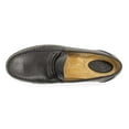 thumbnail image 4 of Retto Men's Eastern Leather Penny Loafer, Black,11 M US, 4 of 6