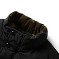 thumbnail image 5 of safuny Men's Winter Outerwear Fleece Lined Sleeveless Jackets Warm Quilted Puffer Casual Outdoor Black L, 5 of 7