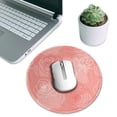 thumbnail image 7 of ZNDUO 2 Pack Round Mouse Pad Pink Rose Line Texture 7.9" Small Non-Slip Rubber Gaming Mousepad Desk Mat for Home Office, 7 of 7