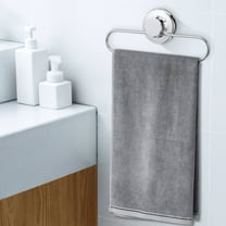 LIFKOME Suction Towel Rack No Drilling Bathroom Hand Towel Suction Holder Stand Kitchen Cloth Holder Wall Mounted Bathroom Organizer