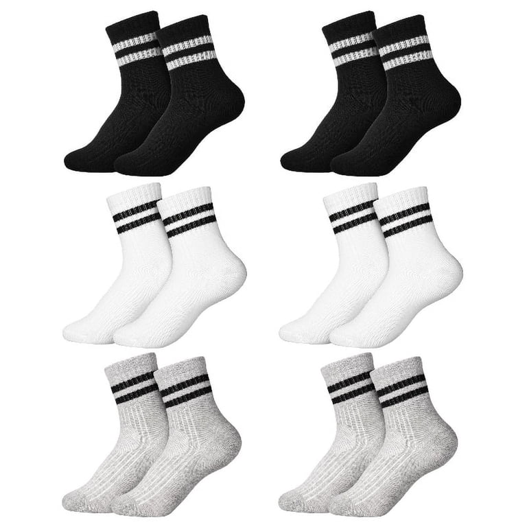 Armscye Kids Cotton Crew Socks 6-Pack Striped photo 8