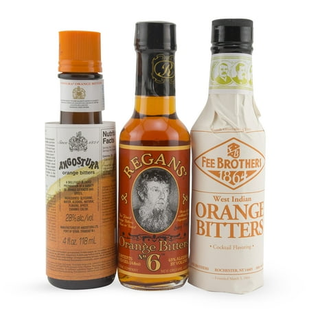 The Orange Cocktail Bitters Collection - 3 Brands