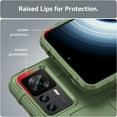 thumbnail image 6 of Durable Sturdy Phone Case for Xiaomi 12T/12T Pro, Redmi K50 Ultra Case, Heavy Duty Shockproof Slim Rugged Phone Case Bumper Rugged Cover for Xiaomi 12T Pro/12T HD Green, 6 of 14