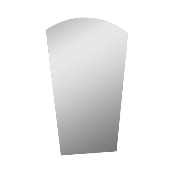 Paris Mini 22 in. W x 28 in. H Arch Polished Frameless Bathroom Vanity Mirror