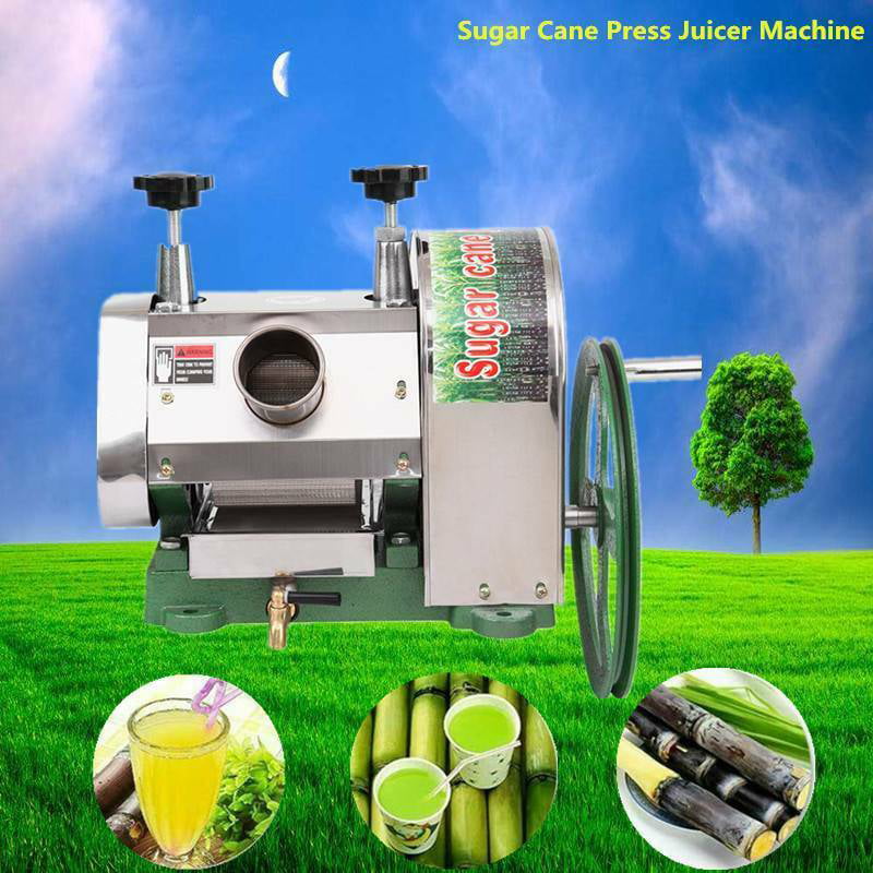 Manual Sugar Cane Press Juicer Juice Machine Commercial Extractor Mill 