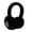 Black, variant on Acuvar Wireless Bluetooth 5.0 Rechargeable Over The Ear Headphone Earmuffs with Extra Soft and Warm Fabric, Microphone, Powerful Surround Stereo Bass and Passive Noise Cancelling (Pink)