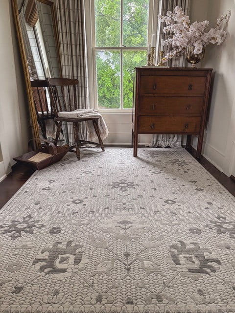 My Texas House Macey 5 ft 3 in x 7 ft Beige Area Rug