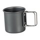 thumbnail image 2 of Taza de café para acampar, aleación de aluminio, ligera con asas plegables, vasos gris Zulema Taza Senderismo, 2 of 8