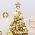 thumbnail image 6 of XYAIYT Star Tree Topper Christmas Tree Lights Christmas Ornaments Built In Soft Glowing Led Lights for Indoor Outdoor Holiday Tree Decor Easy To Install Festive Magical 7.5in Gold, 6 of 6