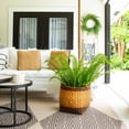 thumbnail image 6 of Nearly Natural 3ft. UV Resistant Artificial Boston Fern Plant with Real Touch Leaves (Indoor/Outdoor), 6 of 7