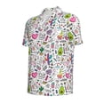 thumbnail image 4 of Wukai Fun Animal with Unicorn Men’s Polo Shirts,Quick-Dry Athletic Shirt,Classic Fit Shirts-4X-Large, 4 of 8