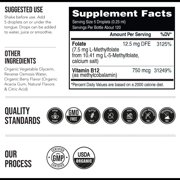 Triquetra Health L-Methylfolate (7.5mg) Plus Methyl-B12