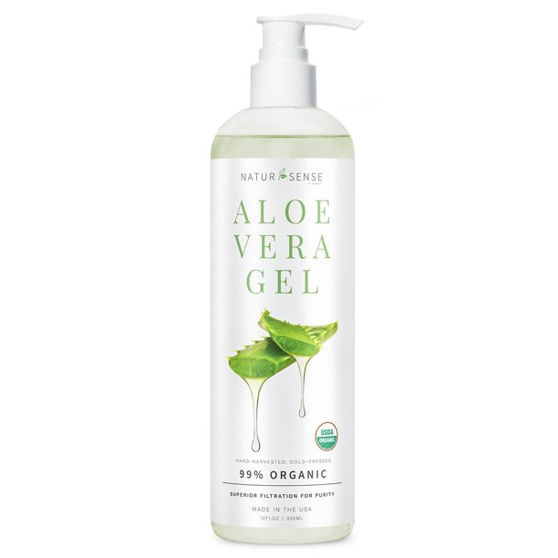 Gel de aloe vera NTRSNS NaturSense orgánico, 355 ml, certificado por el USDA