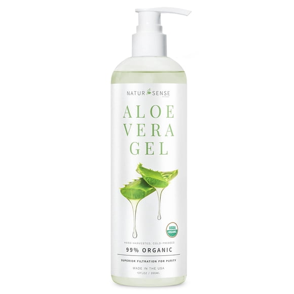Gel de aloe vera NTRSNS NaturSense orgánico, 355 ml, certificado por el USDA