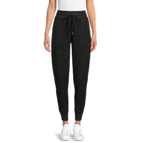 Time and Tru Women's Elastic Waist Cozy Jogger Pants