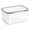 🎈gray_Hot#698, variant on 4 in 1 Produce Storage Containers for Fridge with Colander and Strainer, Airtight Stackable Fruit and Vegetable Bins for Washing Rinsing and Meal Prep, BPA Free Clear Plastic Kitchen Organizer Set