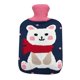 thumbnail image 2 of Bolsa de agua caliente con funda de oso adorable, bolsa de agua caliente de 2 l para compresas frías y calientes, calentador de manos y pies, alivio del dolor de cuello y hombros, 2 of 3