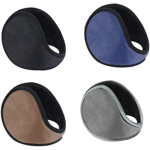 4 Pack Multicolor Winter Outdoor Sports Snowboarding Windproof Plush Earmuffs Unisex Earmuffs