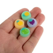 Raindrops Cute Multi-Color Silicone Thumb Grips for Game Switch, Glow in The Dark, Easy Installation, 4Pcs